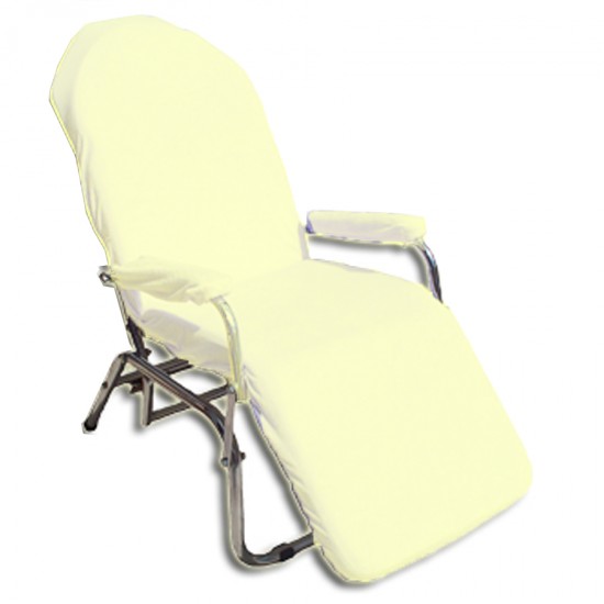 Κάλυμμα πολυθρόνας αισθητικής πετσετέ κίτρινο Καλύμματα εξοπλισμού